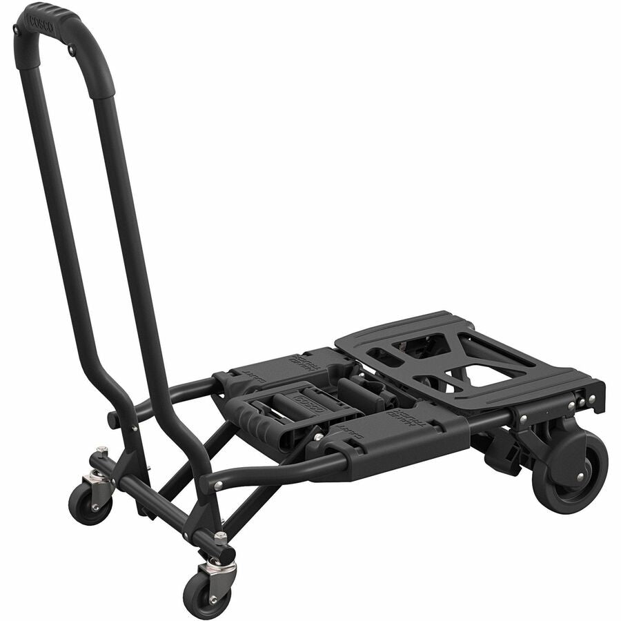 Image of Cosco 12223BLK1FXE Shifter Hand Truck & Cart, 300 lb Load Capacity, 16" W x 32.50" D x 34.30" Height, Steel Frame, Black, 1 Each