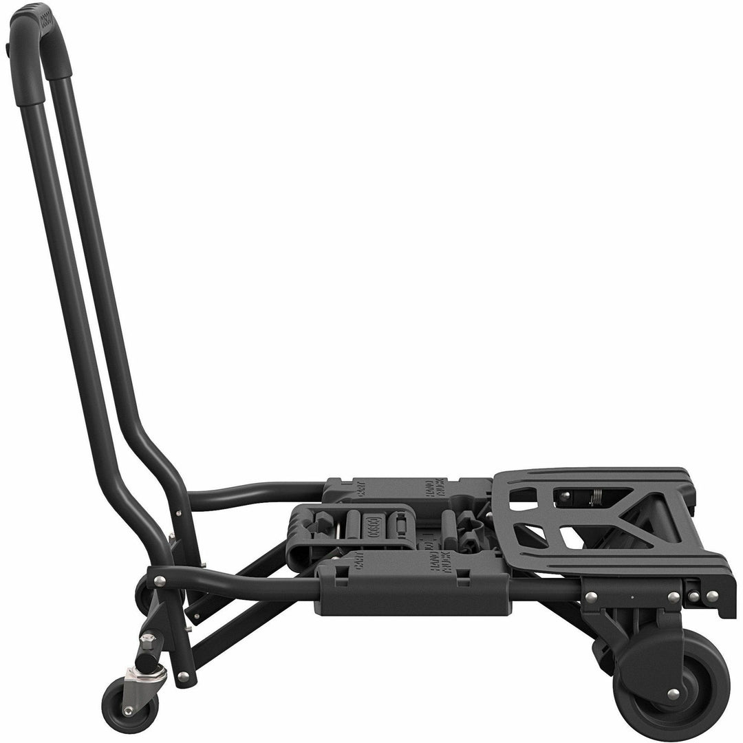 Image of Cosco 12223BLK1FXE Shifter Hand Truck & Cart, 300 lb Load Capacity, 16" W x 32.50" D x 34.30" Height, Steel Frame, Black, 1 Each