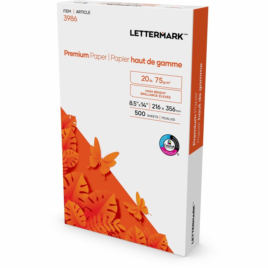 Image of Domtar Paper,Premium,8-1/2"x14",20 lb,500/RM,10RM/CT,WE