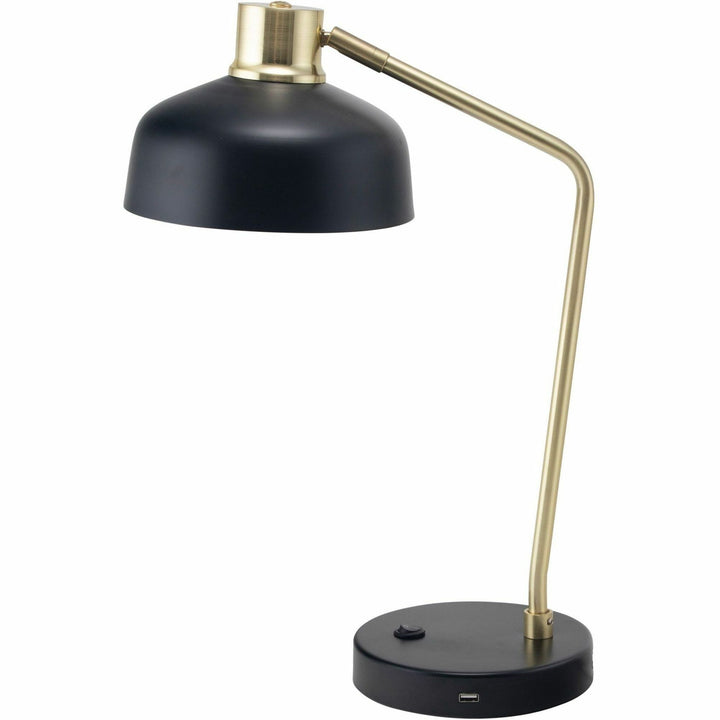 Image of Victory Light Desk Lamp,Retro,USB Port,10-Watt,LED,20"H,BK