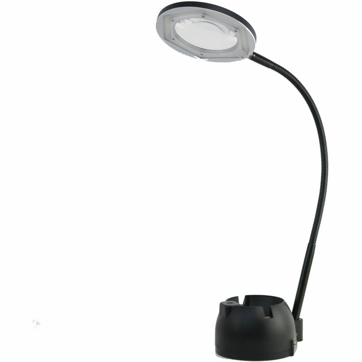 Image of Victory Light Lamp,w/Magnifier,USB port,LED,3-Watt,15-3/4"H,BK