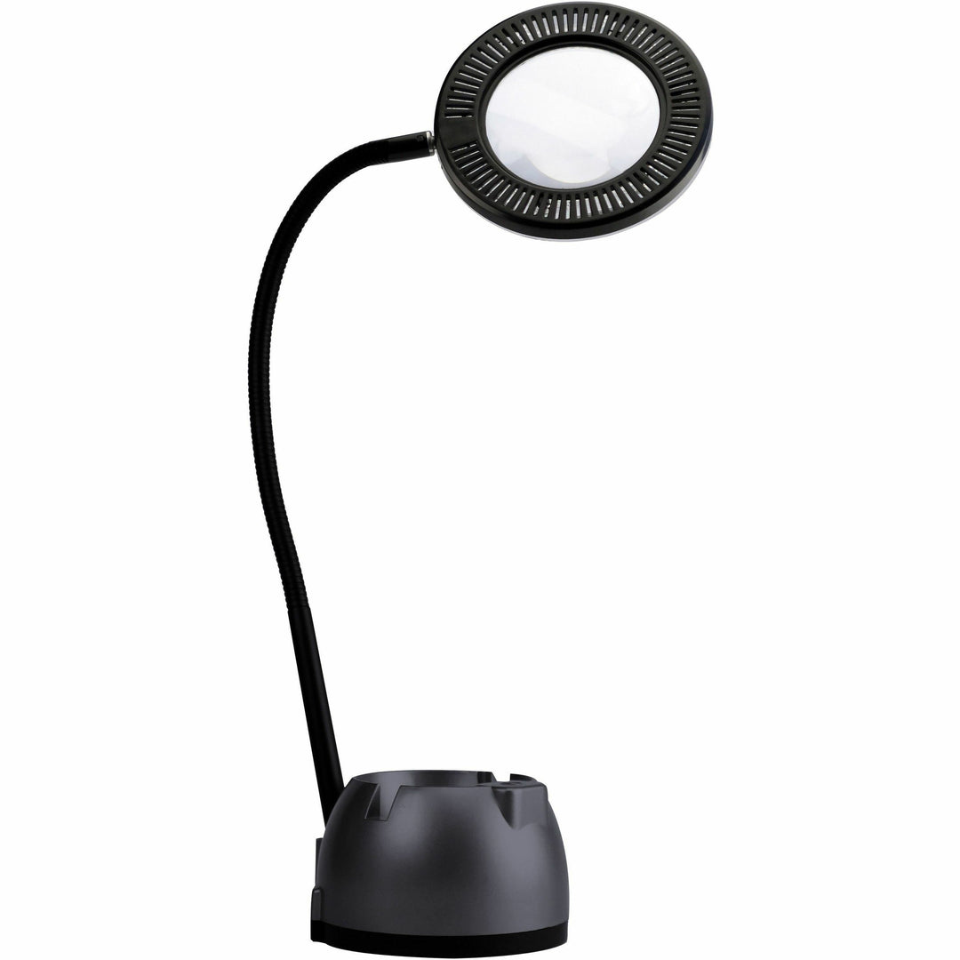 Image of Victory Light Lamp,w/Magnifier,USB port,LED,3-Watt,15-3/4"H,BK