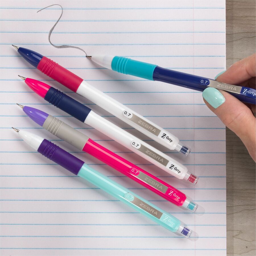 Image of Zebra® Mechanical Pencils,Refillable,0.7mm,NY Barrel