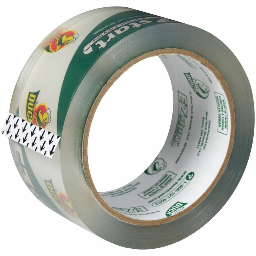 Image of Duck® Packing Tape,EZ Start,55 yds,4/PK,CL