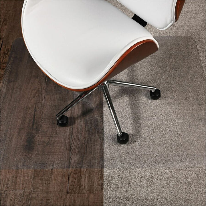 Image of deflecto® Chairmat,SuperGrip,Carpet/Hard Floors,Rectangle,45"x53",CL