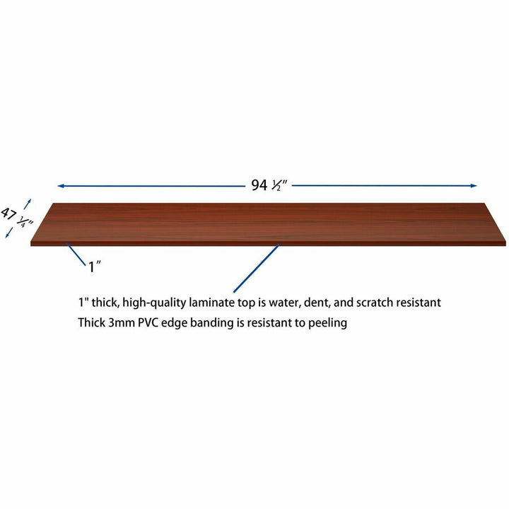 Image of Lorell Top,Modular,f/Conf Table,94"x47"x1",Mahogany