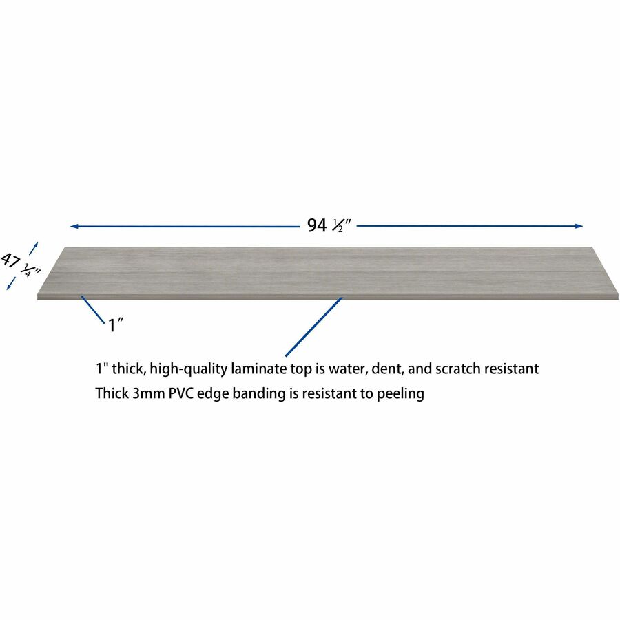 Image of Lorell Top,Modular,f/Conf Table,94"x47"x1",Weathered Charcoal