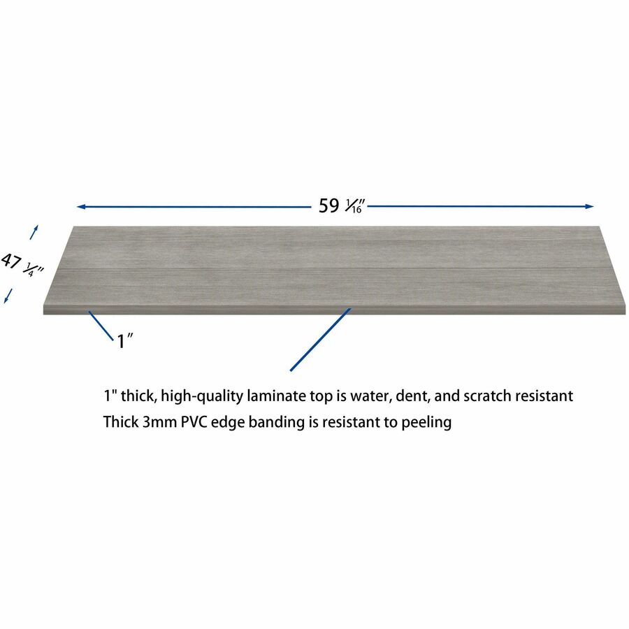 Image of Lorell Top,Modular,f/Conf Table,59"x47"x1",Weathered Charcoal