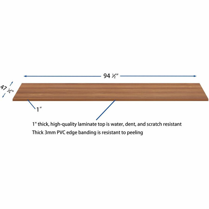 Image of Lorell Top,Modular,f/Conf Table,94"x47"x1",Walnut