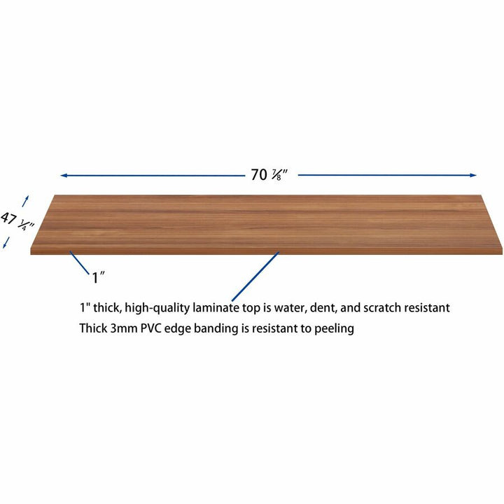 Image of Lorell Top,Modular,f/Conf Table,70.8"47"x1",Walnut