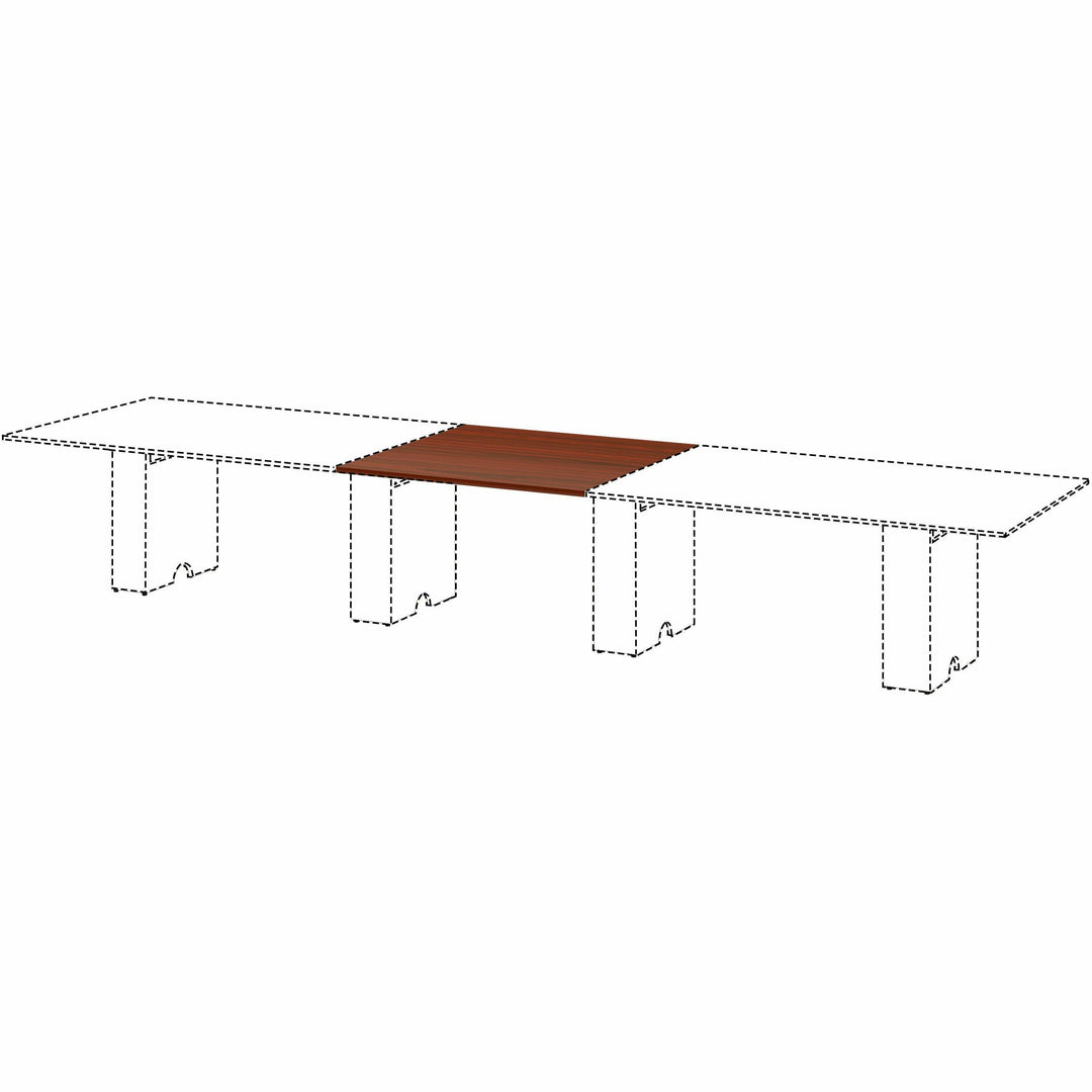 Image of Lorell Adder Top,Modular,f/Conf Table,47"x47"x1",Mahogany