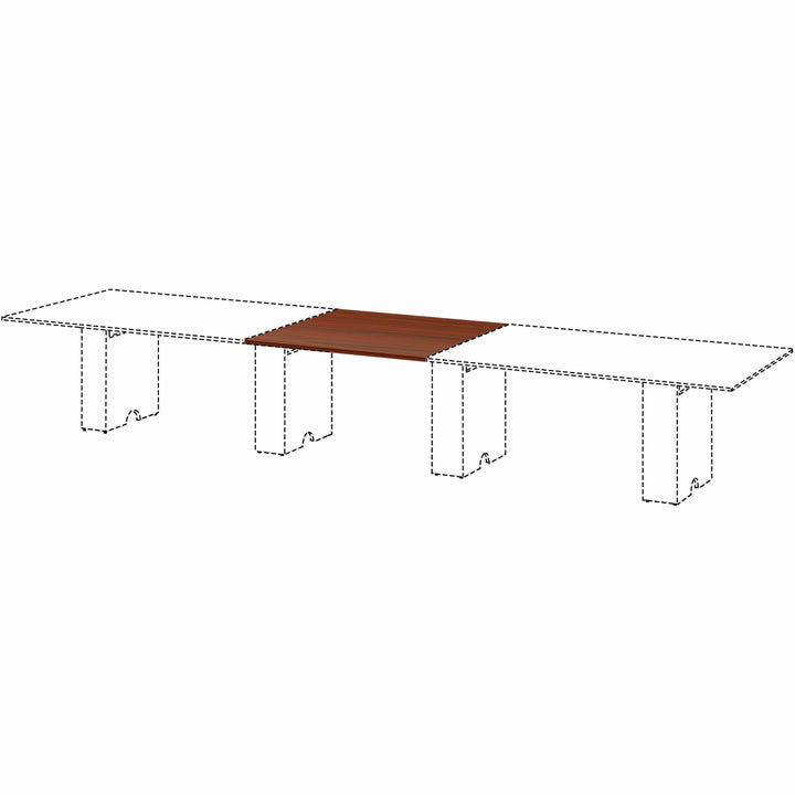 Image of Lorell Adder Top,Modular,f/Conf Table,47"x47"x1",Mahogany