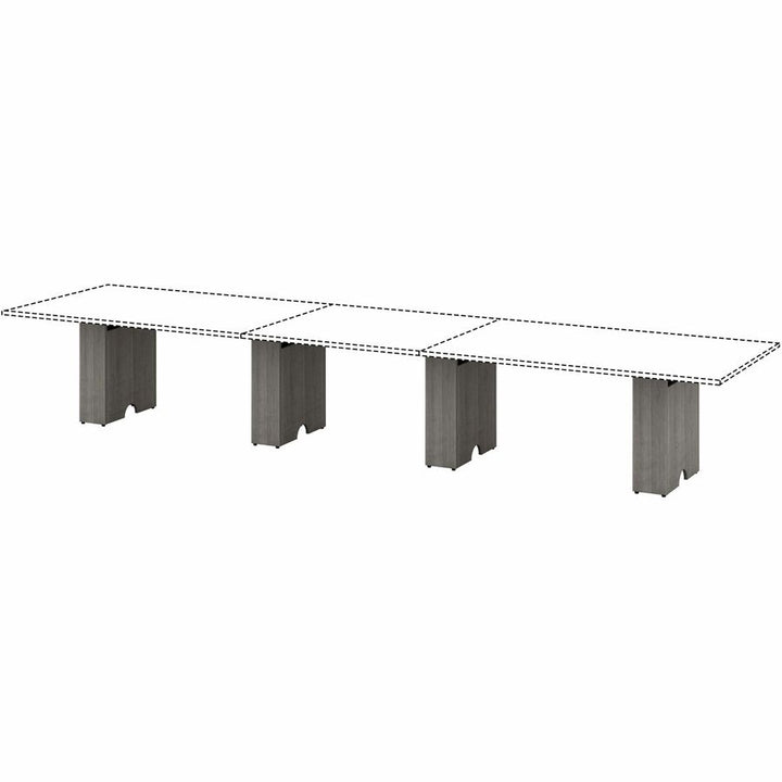 Image of Lorell Base,Modular,f/Conf Table,23.6"x7.87"x28.5",Weathered CCCL