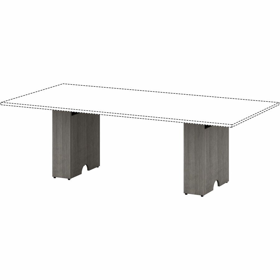 Image of Lorell Base,Modular,f/Conf Table,23.6"x7.87"x28.5",Weathered CCCL