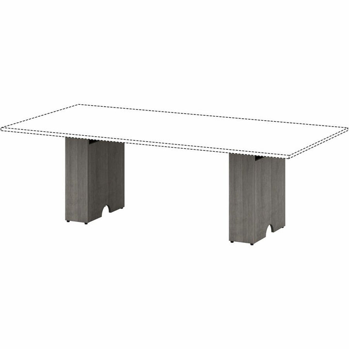Image of Lorell Base,Modular,f/Conf Table,23.6"x7.87"x28.5",Weathered CCCL