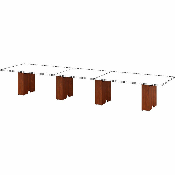 Image of Lorell Base,Modular,f/Conference Table,23.6"x7.87"x28.5",Cherry