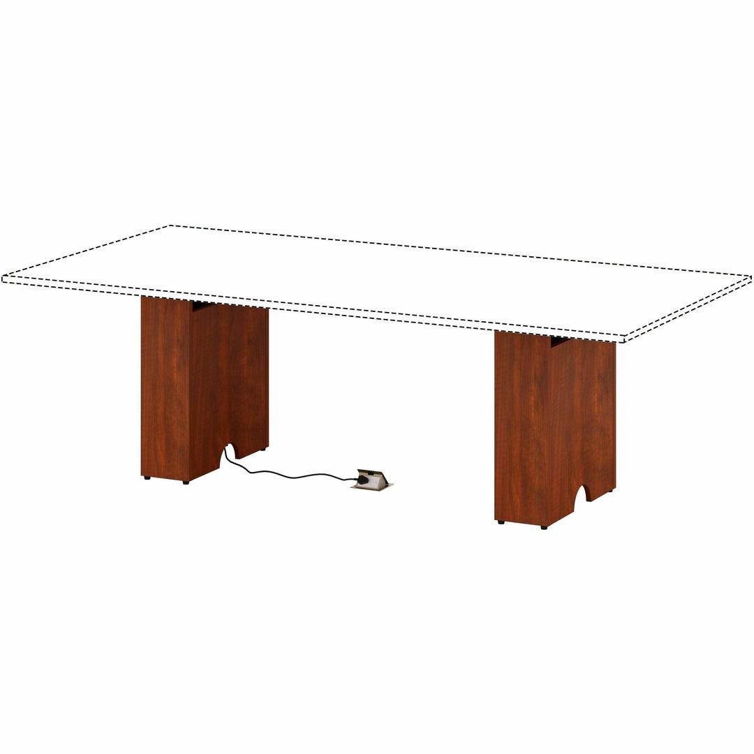 Image of Lorell Base,Modular,f/Conference Table,23.6"x7.87"x28.5",Cherry