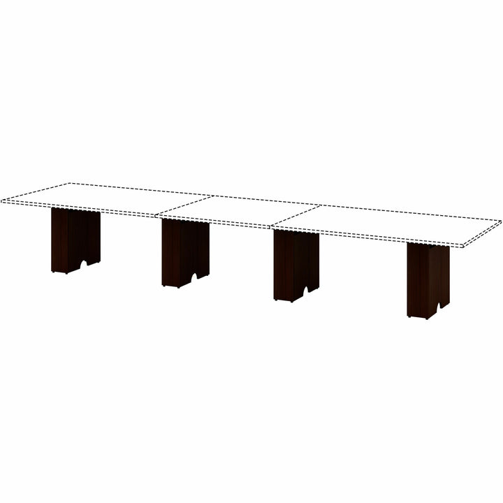 Image of Lorell Base,Modular,f/Conference Table,23.6"x7.87"x28.5",Espresso