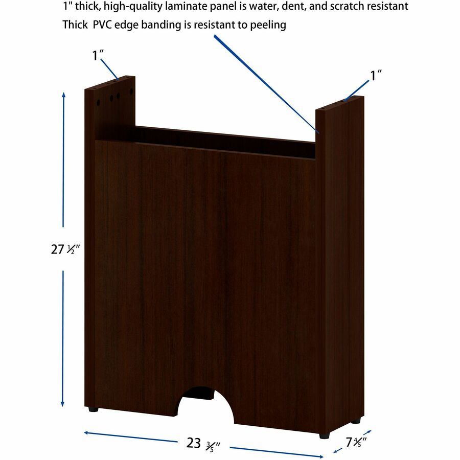 Image of Lorell Base,Modular,f/Conference Table,23.6"x7.87"x28.5",Espresso