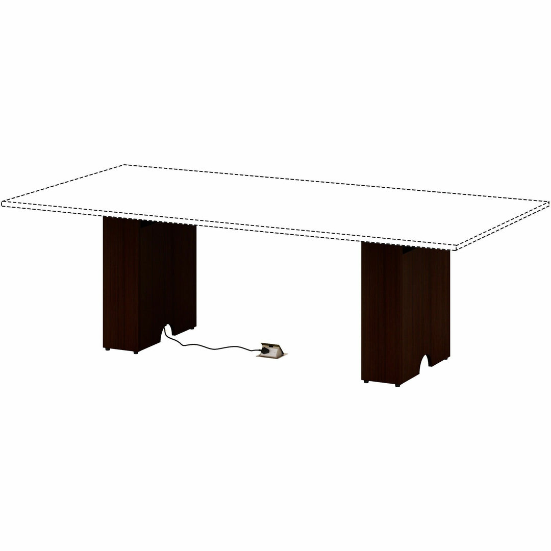 Image of Lorell Base,Modular,f/Conference Table,23.6"x7.87"x28.5",Espresso