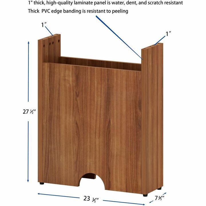 Image of Lorell Base,Modular,f/Conference Table,23.6"x7.87"x28.5",Walnut