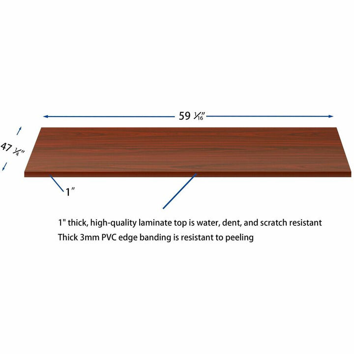Image of Lorell Top,Modular,f/Conf Table,59"x47"x1",Mahogany