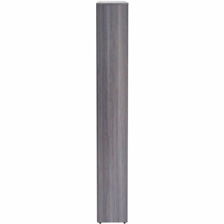 Image of Lorell Bookcase,6-Shelf,5 Adj Shelves,36"x12"x84",Weather Charcoal