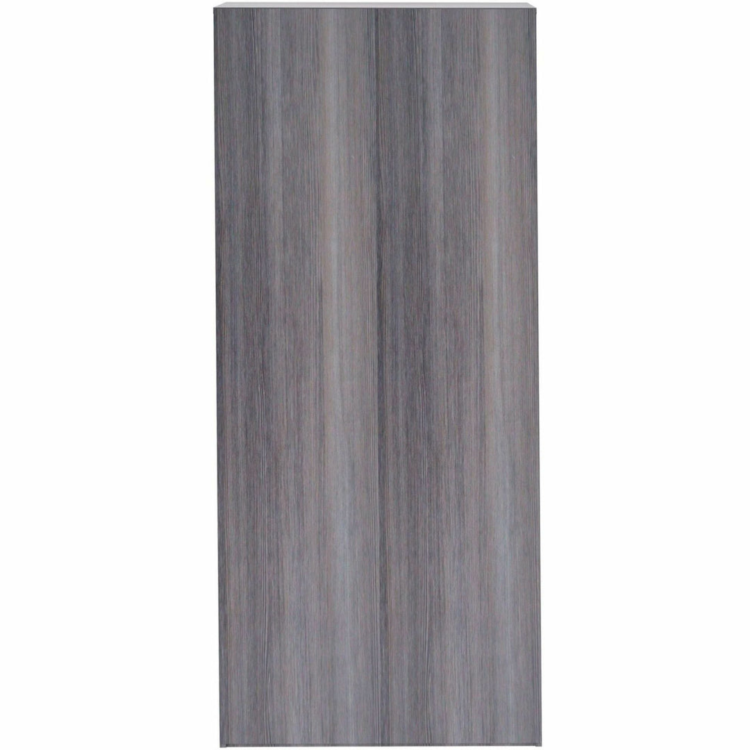 Image of Lorell Bookcase,6-Shelf,5 Adj Shelves,36"x12"x84",Weather Charcoal