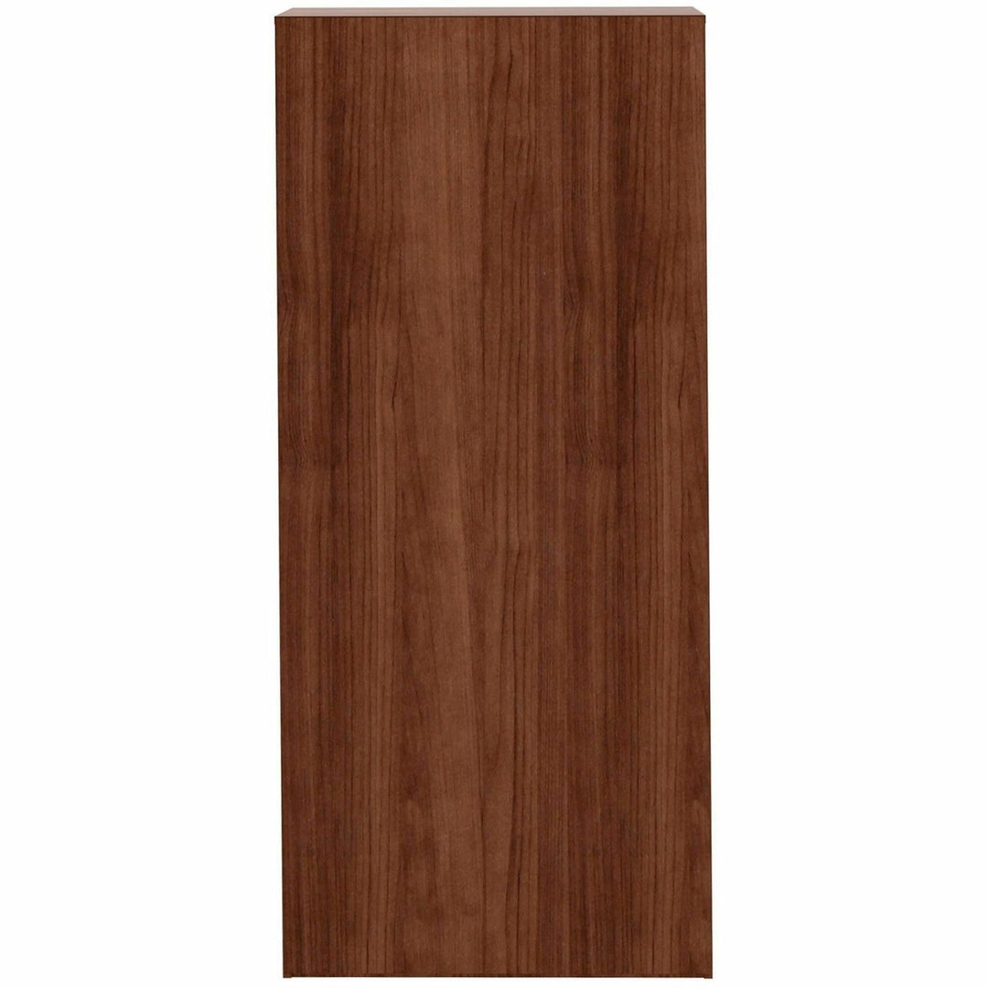 Image of Lorell Bookcase, 6-Shelf, 5 Adj Shelves, 36"x12"x84", Walnut