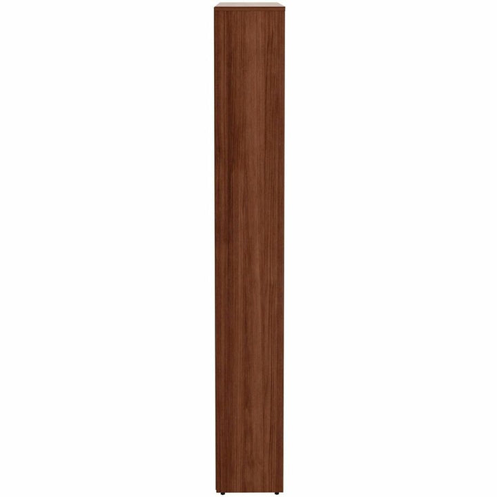 Image of Lorell Bookcase, 6-Shelf, 5 Adj Shelves, 36"x12"x84", Walnut