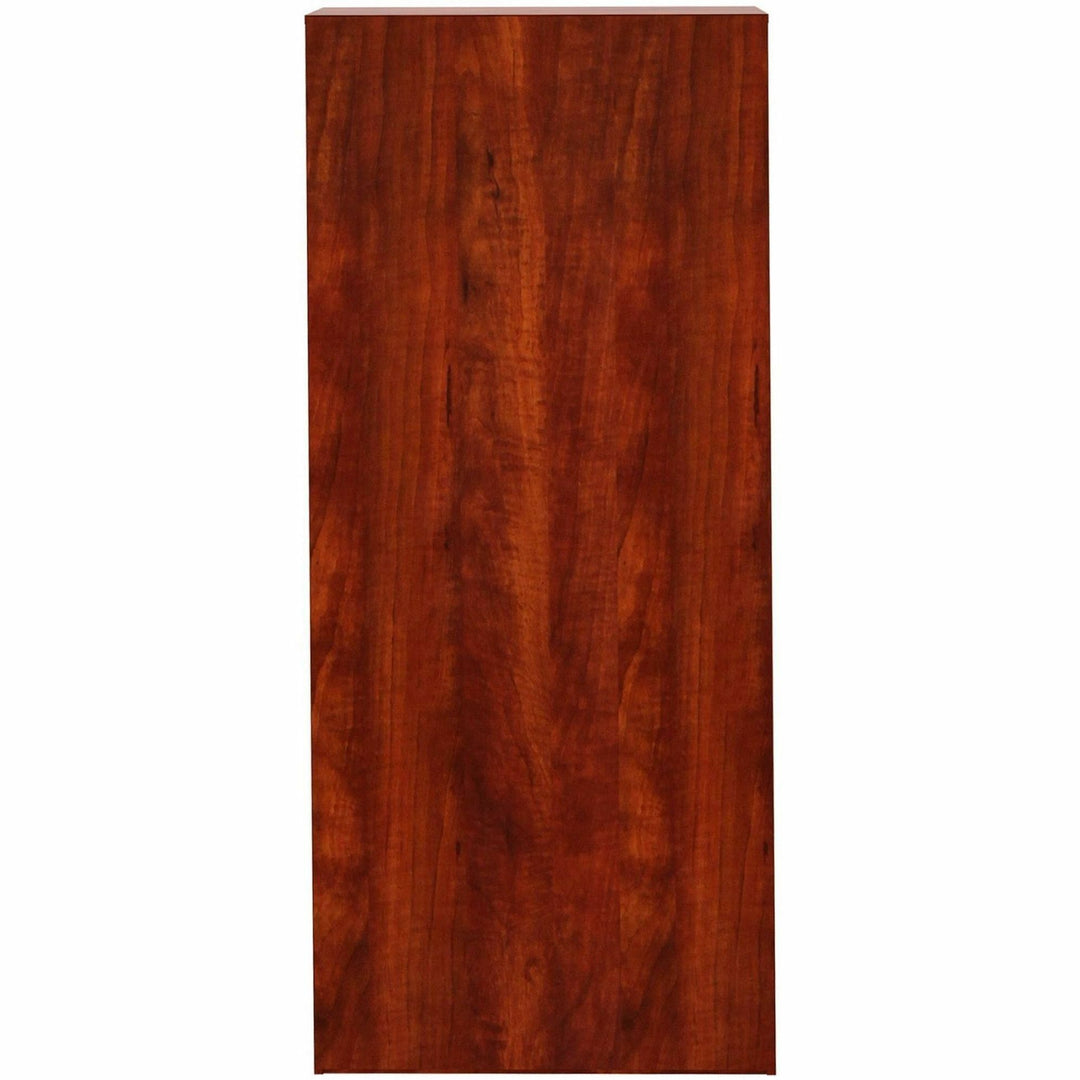 Image of Lorell Bookcase, 6-Shelf, 5 Adj Shelves, 36"x12"x84", Cherry