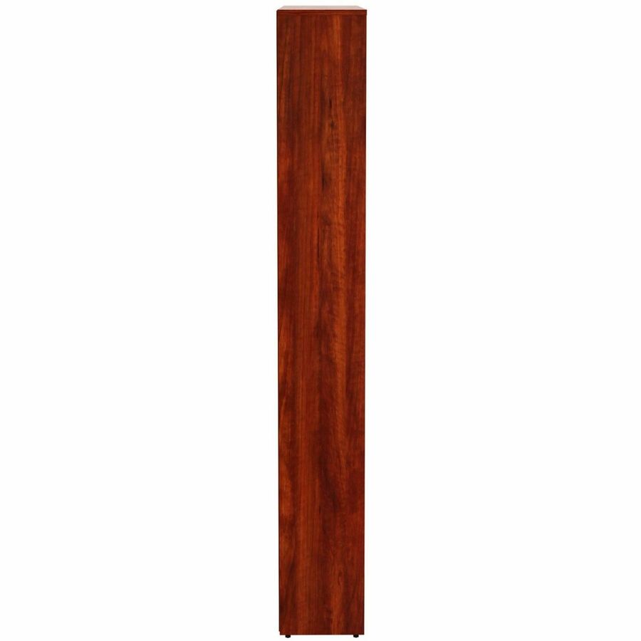 Image of Lorell Bookcase, 6-Shelf, 5 Adj Shelves, 36"x12"x84", Cherry