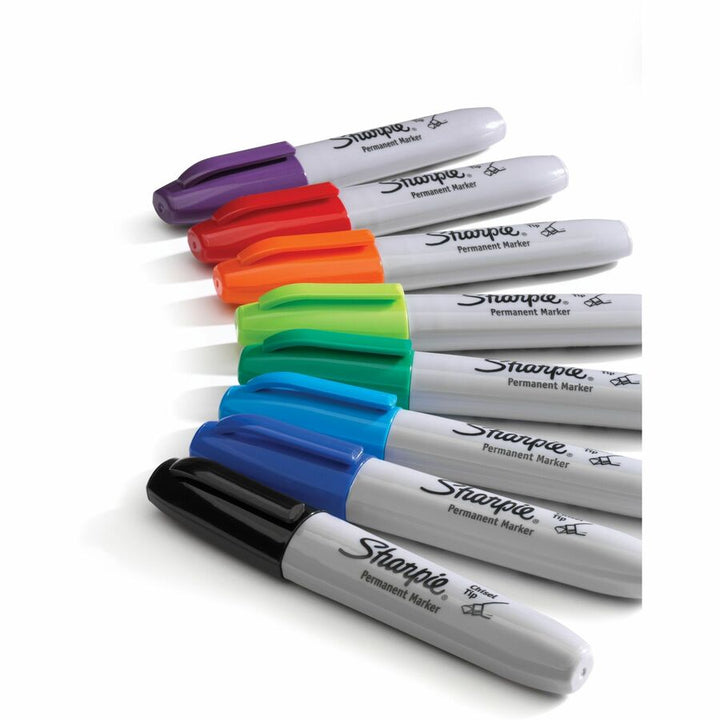 Image of Sharpie 38250PPA Chisel Tip Permanent Markers, Assorted Ink, Alcohol Based, 8 / Pack