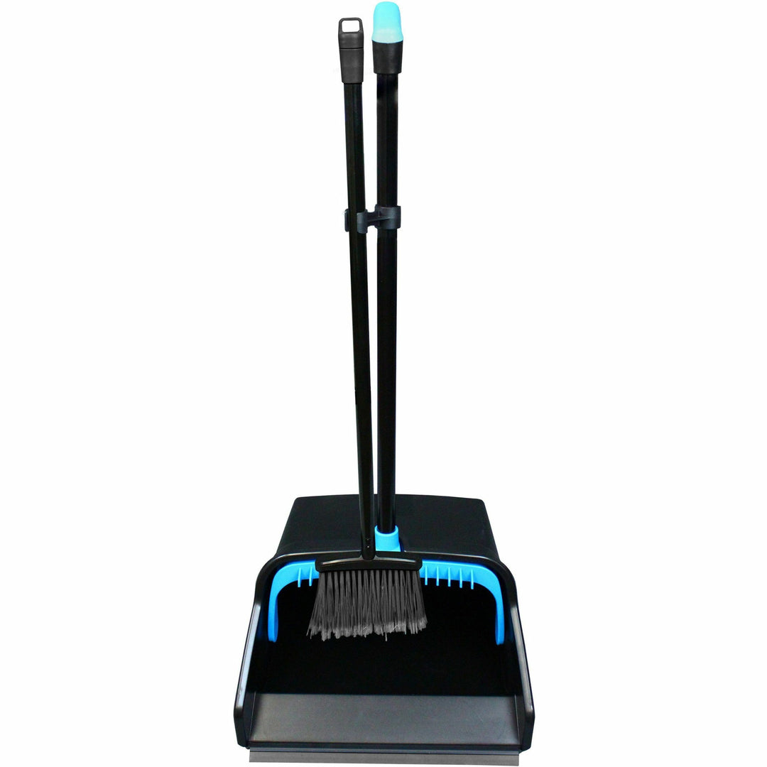 Image of Impact® Dustpan,Wet/Dry,Large,0.5Gal,16"Wx9.13"H,41.28"L Handle,BK