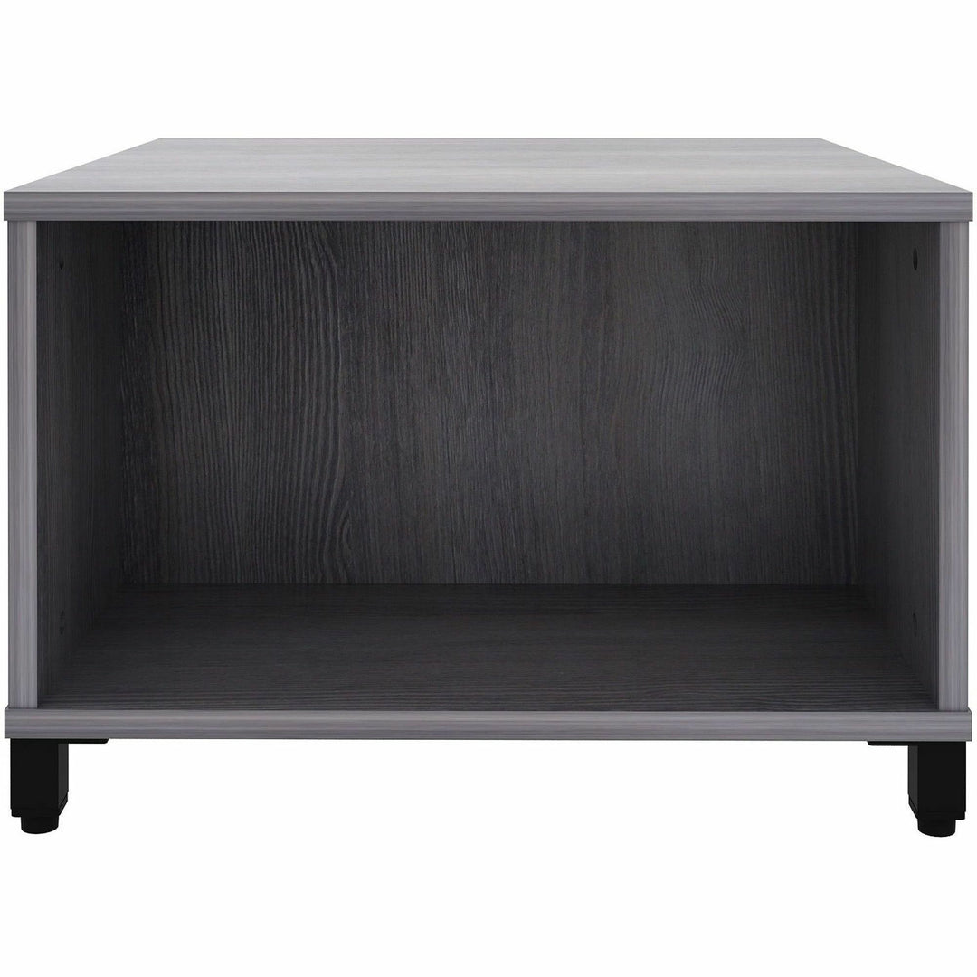 Image of Lorell Table,w/Storage,Modular,24"x24"x15.75"-20",Weathered CCL