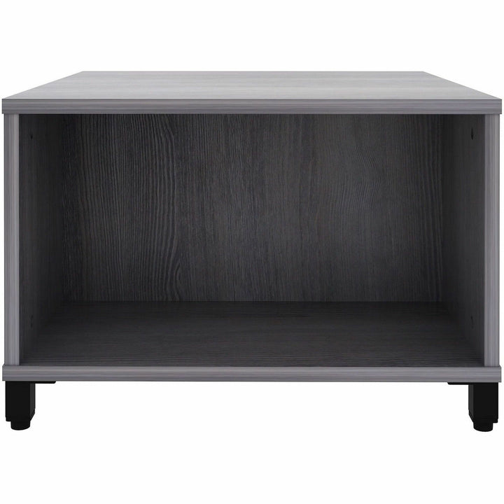 Image of Lorell Table,w/Storage,Modular,24"x24"x15.75"-20",Weathered CCL