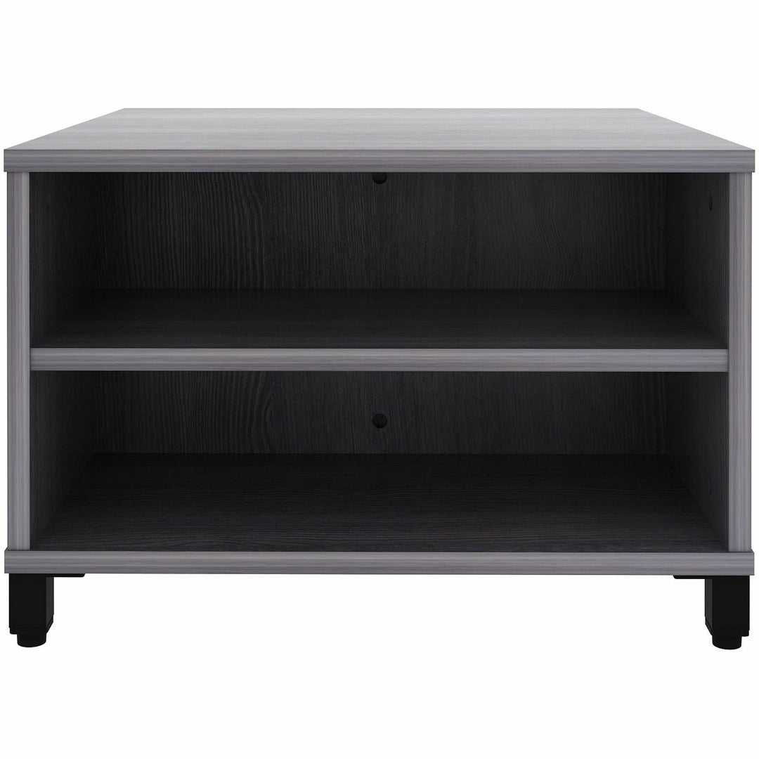 Image of Lorell Table,w/Storage,Modular,24"x24"x15.75"-20",Weathered CCL