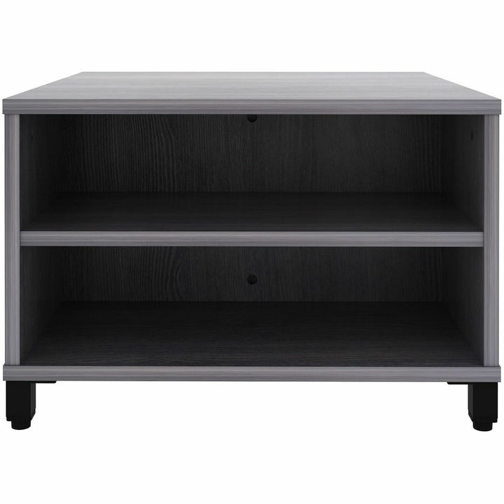 Image of Lorell Table,w/Storage,Modular,24"x24"x15.75"-20",Weathered CCL