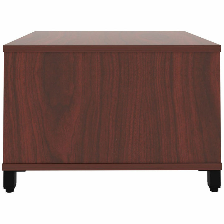 Image of Lorell Table,w/Storage,Modular,24"x24"x15.75"-20",Mahogany