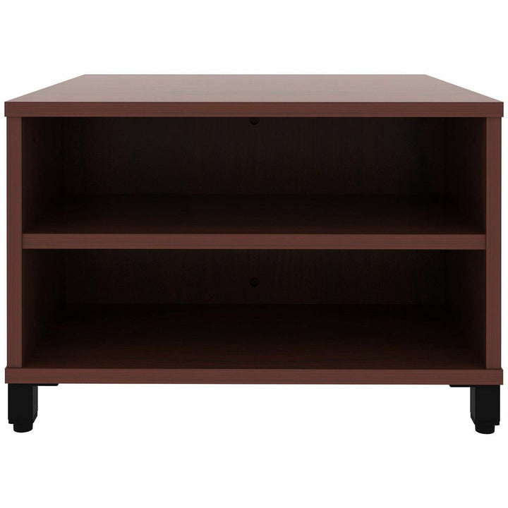 Image of Lorell Table,w/Storage,Modular,24"x24"x15.75"-20",Mahogany