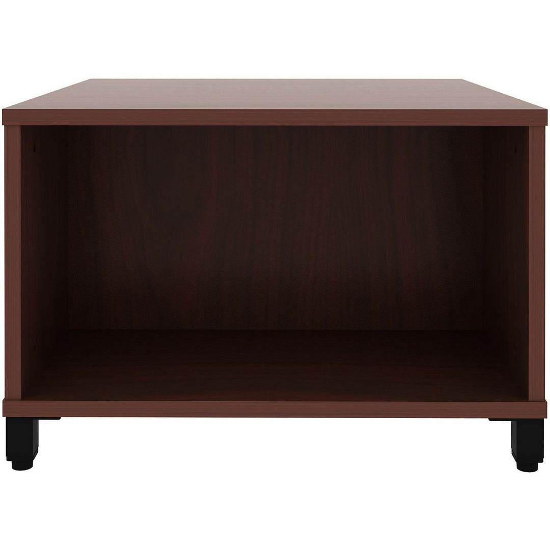 Image of Lorell Table,w/Storage,Modular,24"x24"x15.75"-20",Mahogany