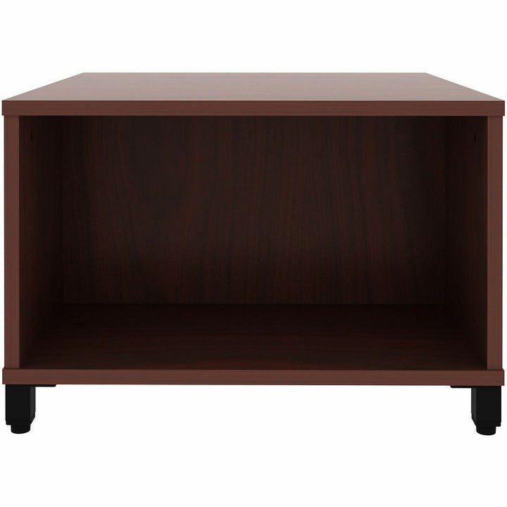 Image of Lorell Table,w/Storage,Modular,24"x24"x15.75"-20",Mahogany