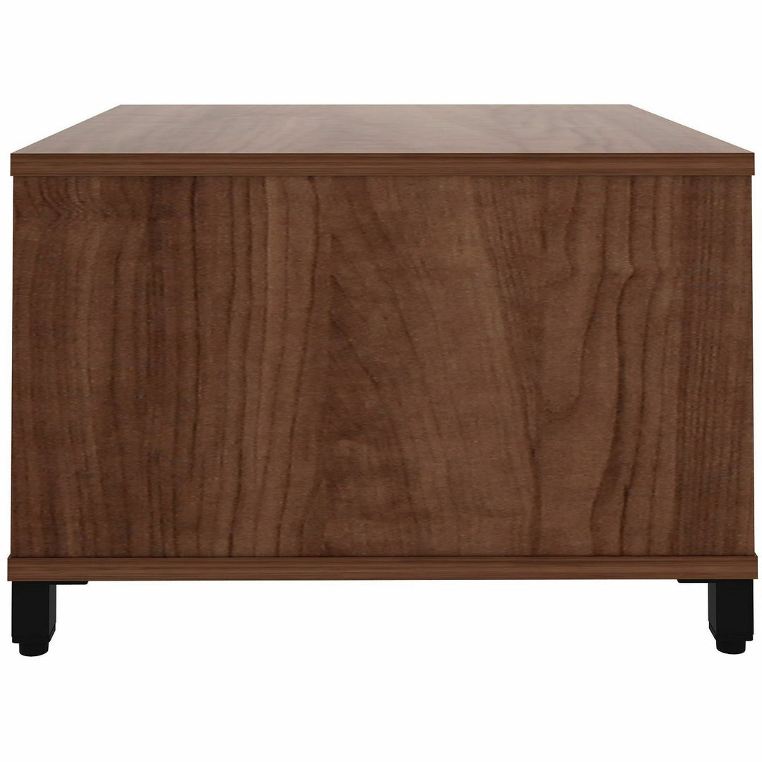 Image of Lorell Table,w/Storage,Modular,24"x24"x15.75"-20",Walnut