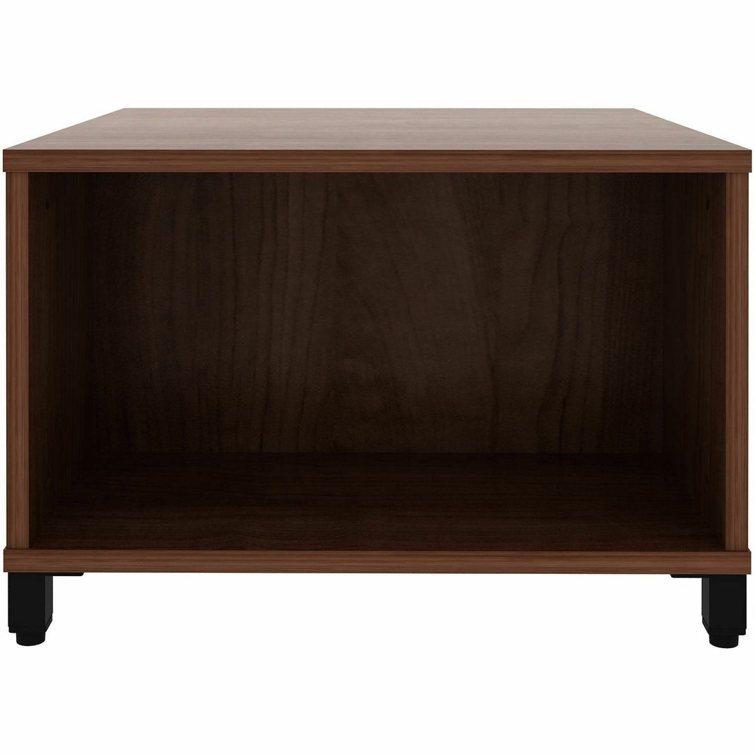 Image of Lorell Table,w/Storage,Modular,24"x24"x15.75"-20",Walnut