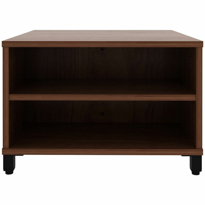 Image of Lorell Table,w/Storage,Modular,24"x24"x15.75"-20",Walnut