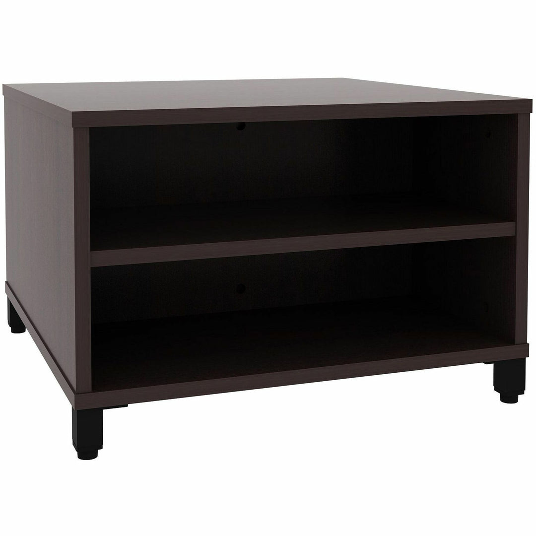 Image of Lorell Table,w/Storage,Modular,24"x24"x15.75"-20",Espresso