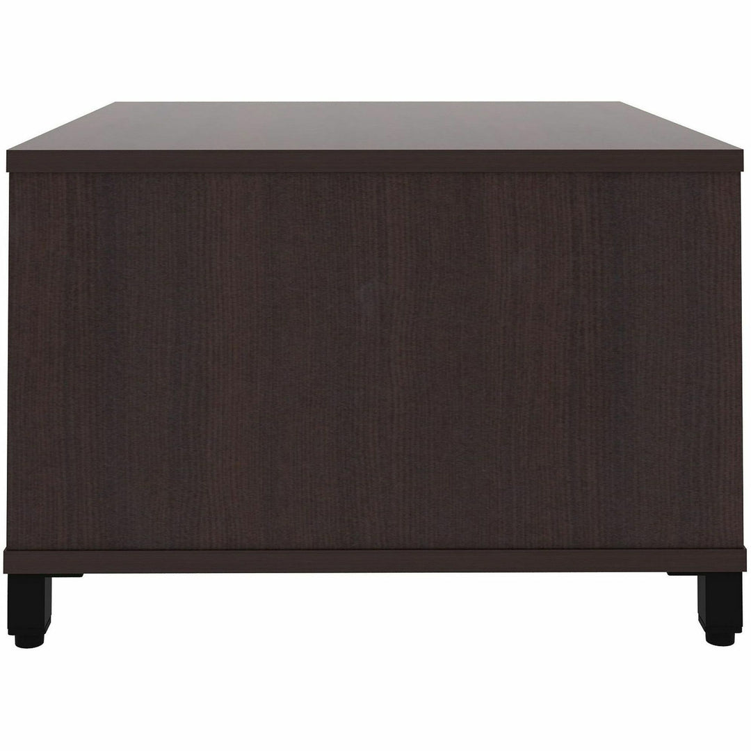 Image of Lorell Table,w/Storage,Modular,24"x24"x15.75"-20",Espresso