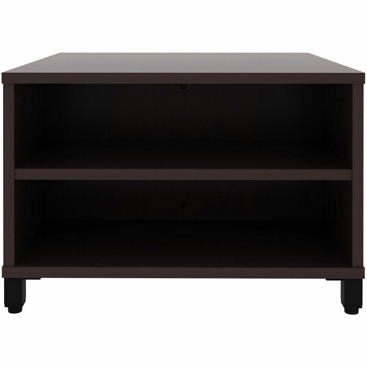 Image of Lorell Table,w/Storage,Modular,24"x24"x15.75"-20",Espresso