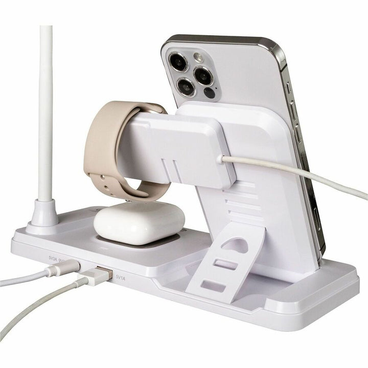 Image of OttLite VW2009 LED Desk Light with Multi Charging Station