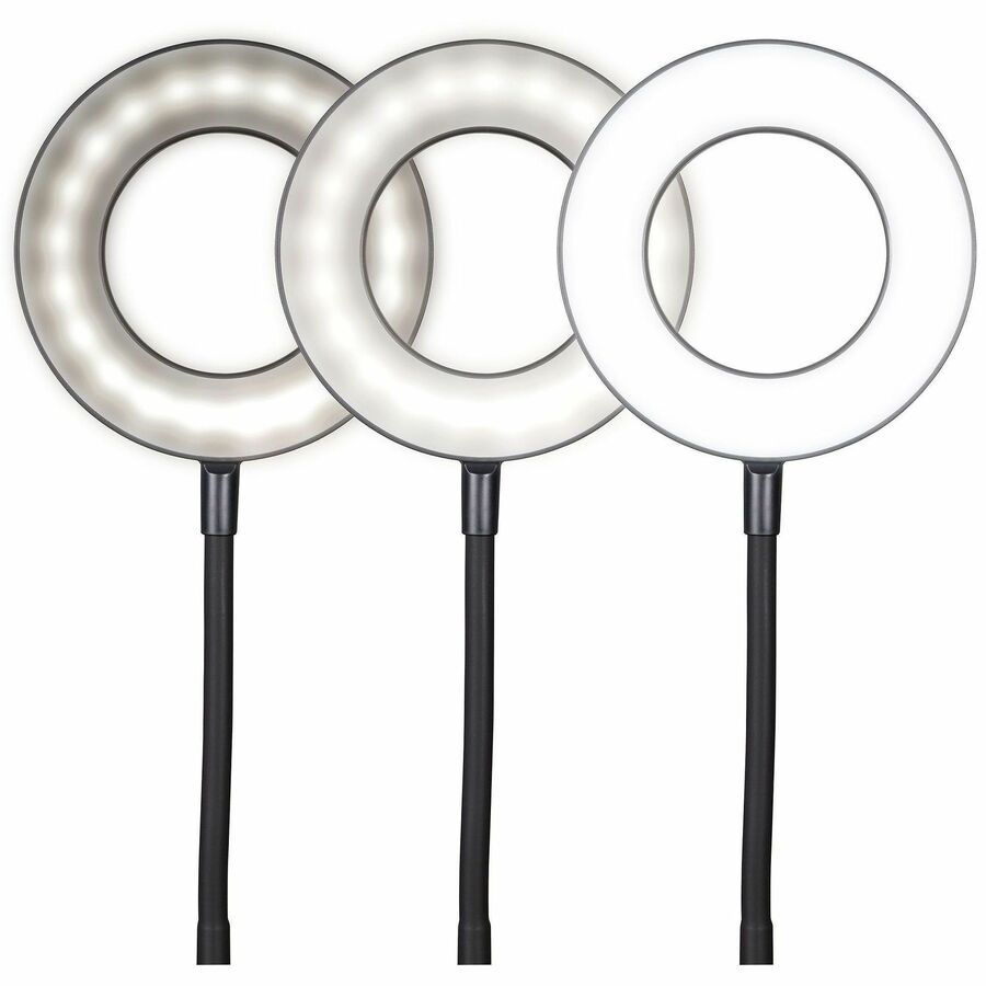 Image of OttLite Wellness CS309G5W Vibe Rechargeable LED Ring Desk Lamp